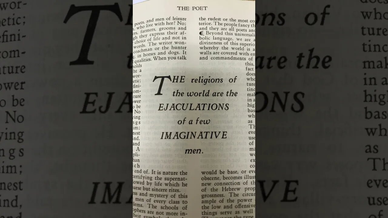 Emerson on Religion ✝️