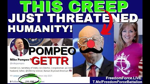 Klaus Schwab Threatened Humanity with Cyber Attacks! Pompeo on GETTR! Love Pipehitters 7-6-21