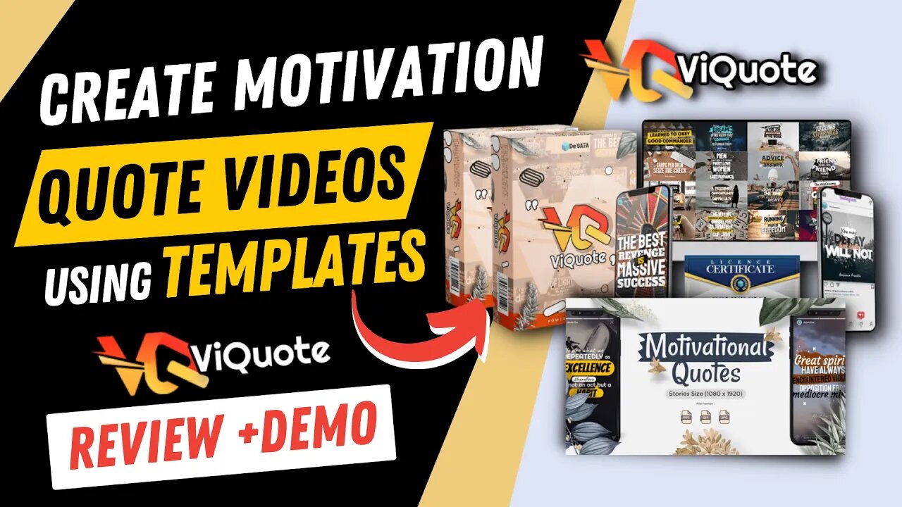 VidQuote Review (Animated Quote Video) | Create Quote Videos, Post on Reels + Shorts & Earn Money!