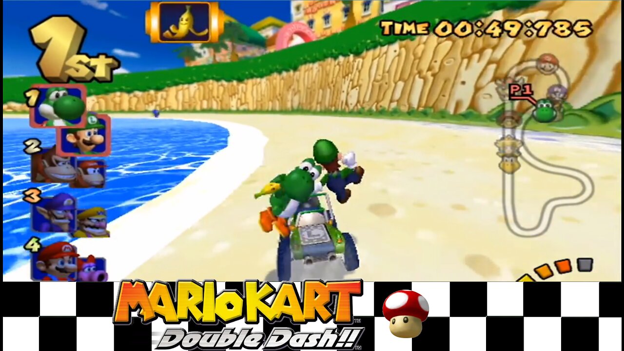 Mario Kart Double Dash Mushroom Cup 100CC