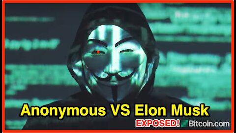 Anonymous verse Elon Musk after cryptic crypto tweets and BITCOIN CRASH!