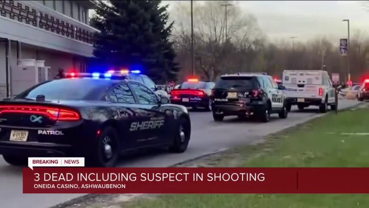 Three dead, including suspect, in Ashwaubenon Oneida Casino shooting