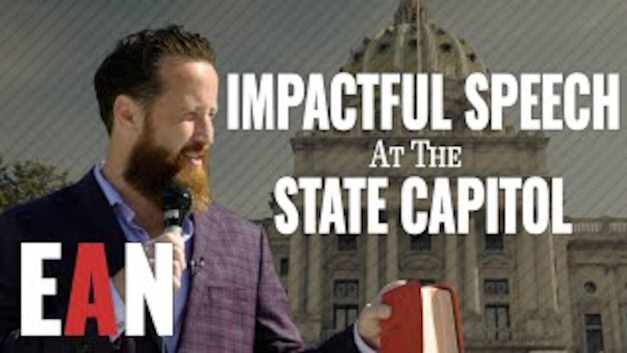 Rally Highlight: Jeff's Impactful Speech at Pennsylvania Capitol