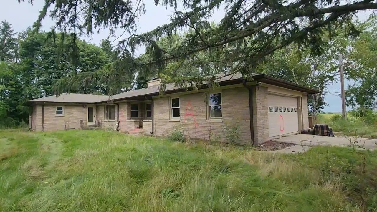 Exploring an area demolished for highway merging lanes