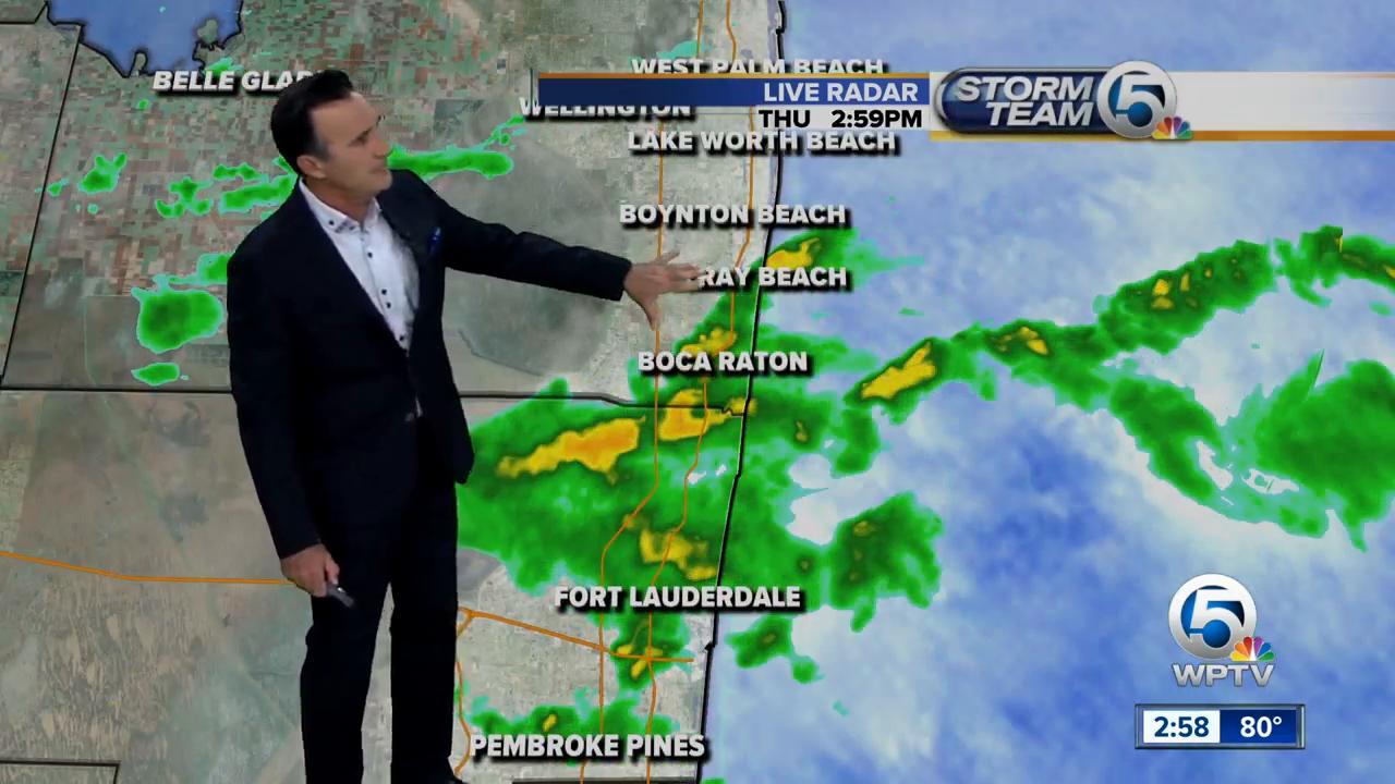 Thursday mid-afternoon forecast