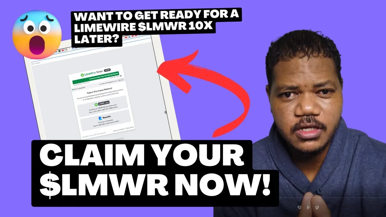 How To Claim Your Limewire $LMWR Public Sale Allocation Before Trading Opens On Kucoin And Kraken?