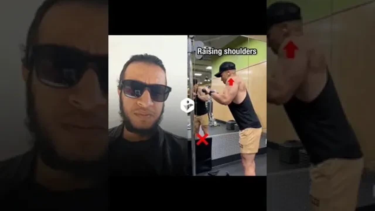 ❌ STOP raising your shoulders! For atraining program with form tips #reels #shorts #fyp
