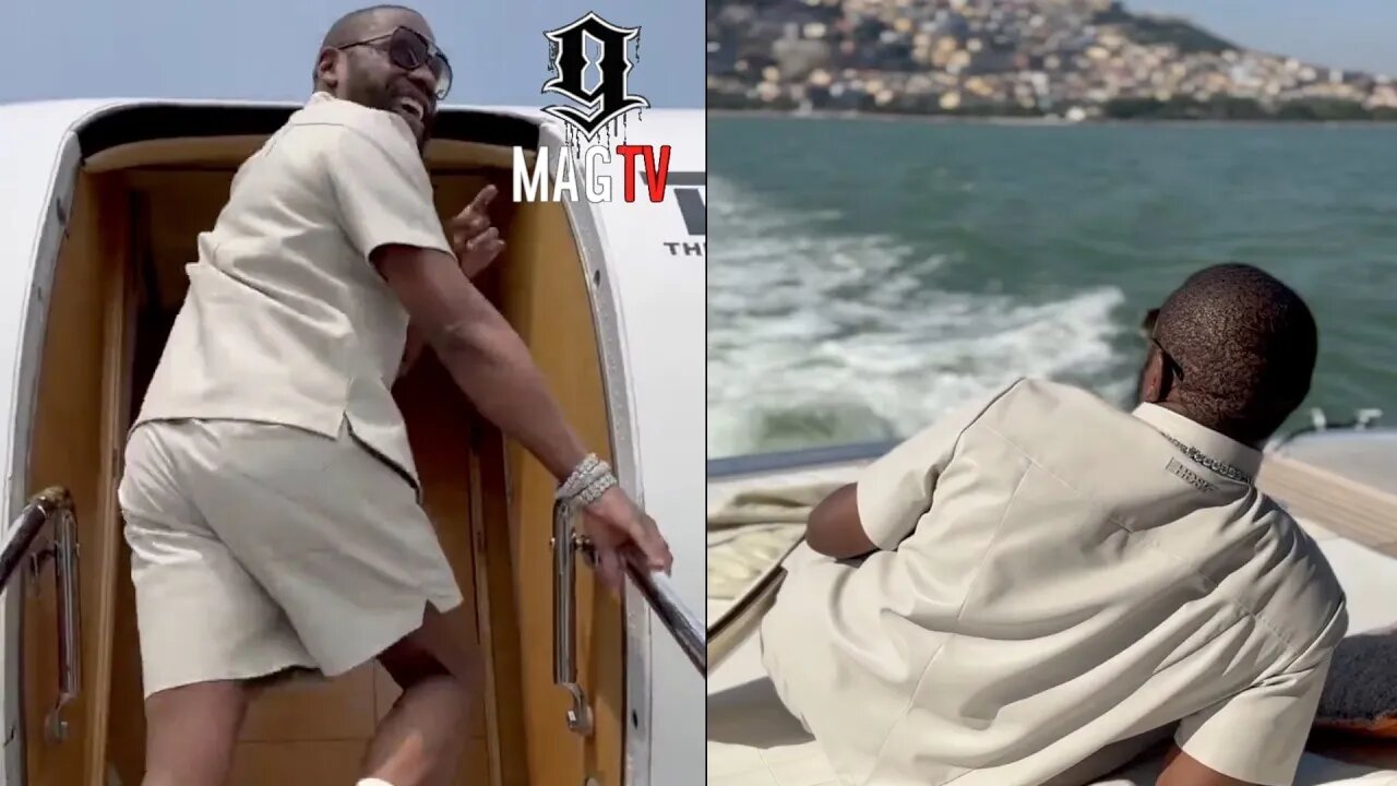 Floyd Mayweather Flies Private Jet To Italy For Yachting On The Tyrrhenian Sea! 🛥