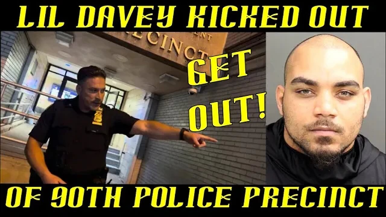 Frauditor Little DaveyBoy Kicked Out of 90th Police Precinct!