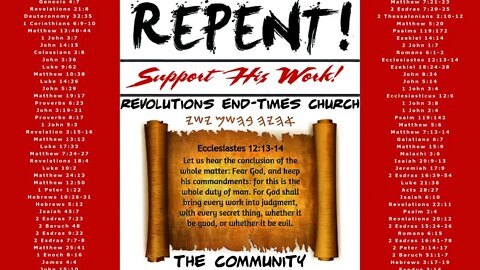 You Foolish People need to (BE QUIET) (Or you'll be damned!) REPENT &FAST Matthew 10:40 John 5:40-43