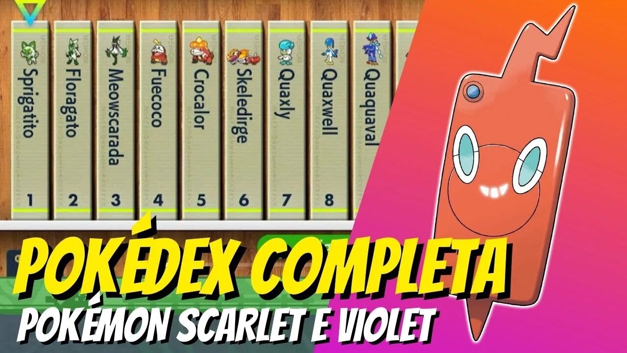 POKÉDEX COMPLETA DE PALDEA! Todos os 400 Pokémon - Pokémon Scarlet&Violet DLC