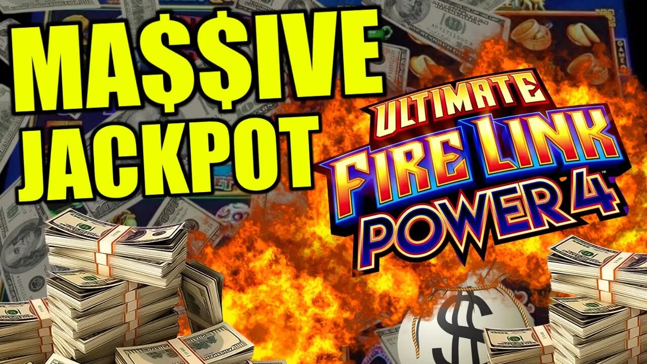 🔥 MASSIVE JACKPOT ON RARE SUPER FIRE LINK BONUS! 🔥