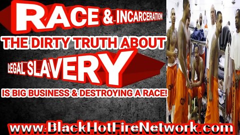 RACE & INCARCERATION THE DIRTY TRUTH ABOUT LEGAL SLAVERY IS BIG BUSINESS & DESTROYING A RACE