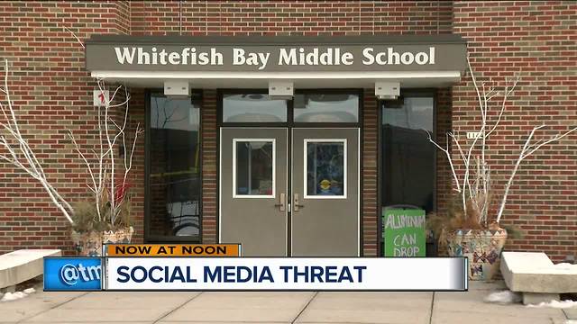 Parents taking precautions after alleged Snapchat threat at Whitefish Bay Middle School