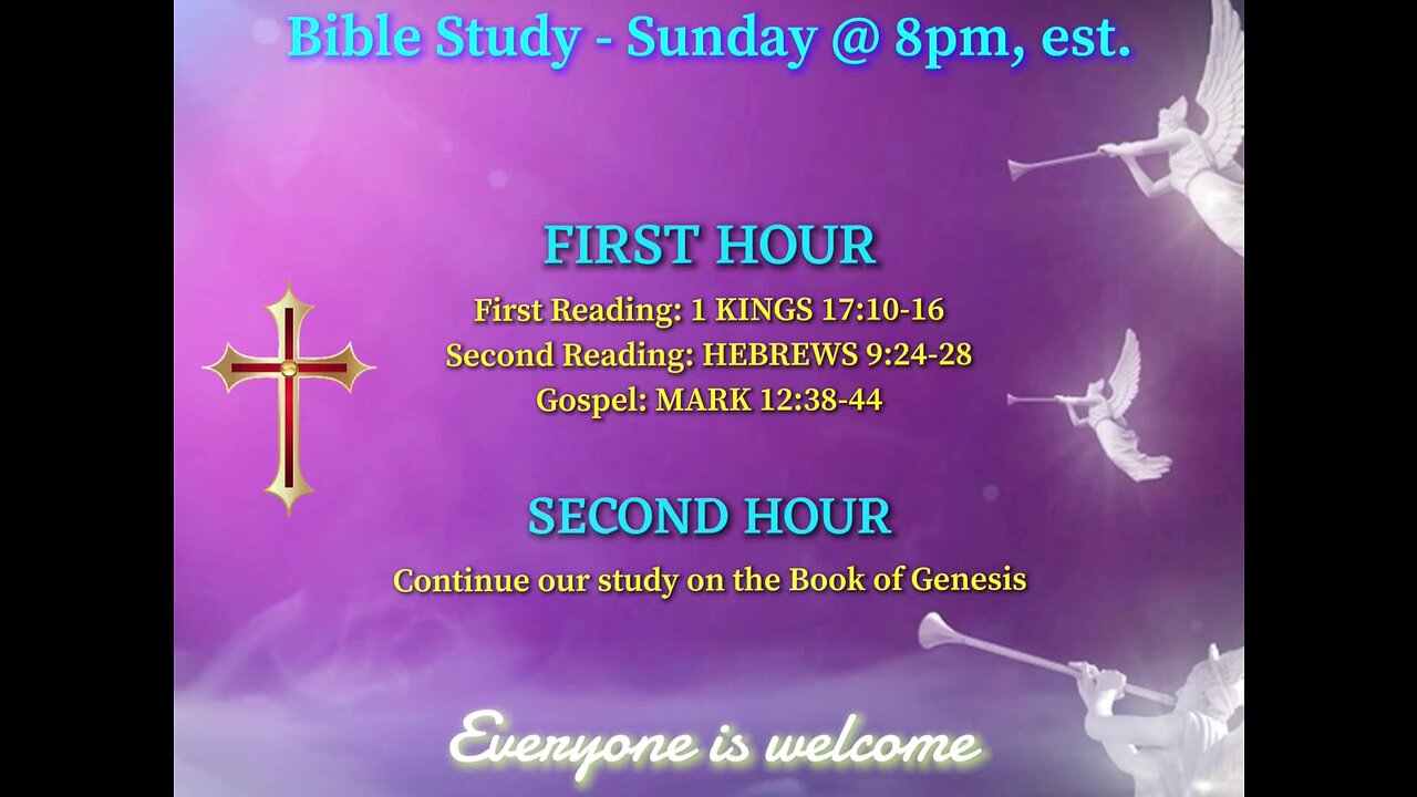 Bible Study with Bishop James Long, D. Min