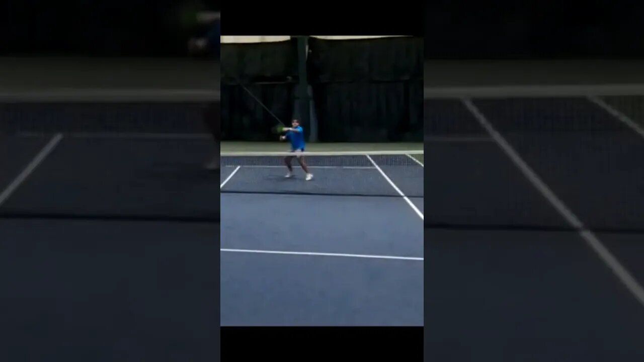 tennis ball gets stuck in racquet fail #shortvideo #sports #funny #tennis #fail