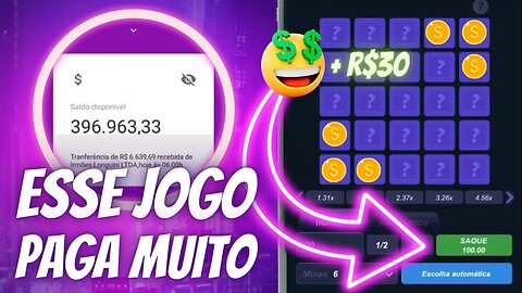 [SAQUE R$300 NA HORA] JOGO que GANHA DINHEIRO DE VERDADE e Já Pode Sacar NA HORA via PIX