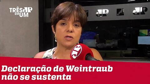 #VeraMagalhães: Declaração de Weintraub não se sustenta sob nenhum critério