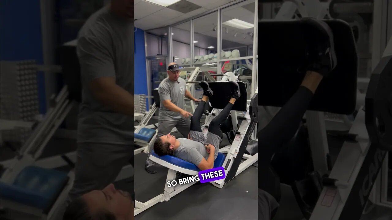 LEG PRESS ADJUSTMENT #shorts