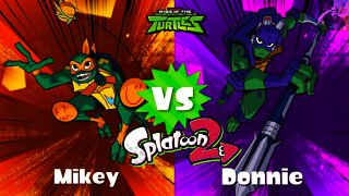 Splatoon 2 TMNT MIKEY vs DONNIE Splatfest Round 2 ANNOUNCED! & RAPH vs LEO Results!