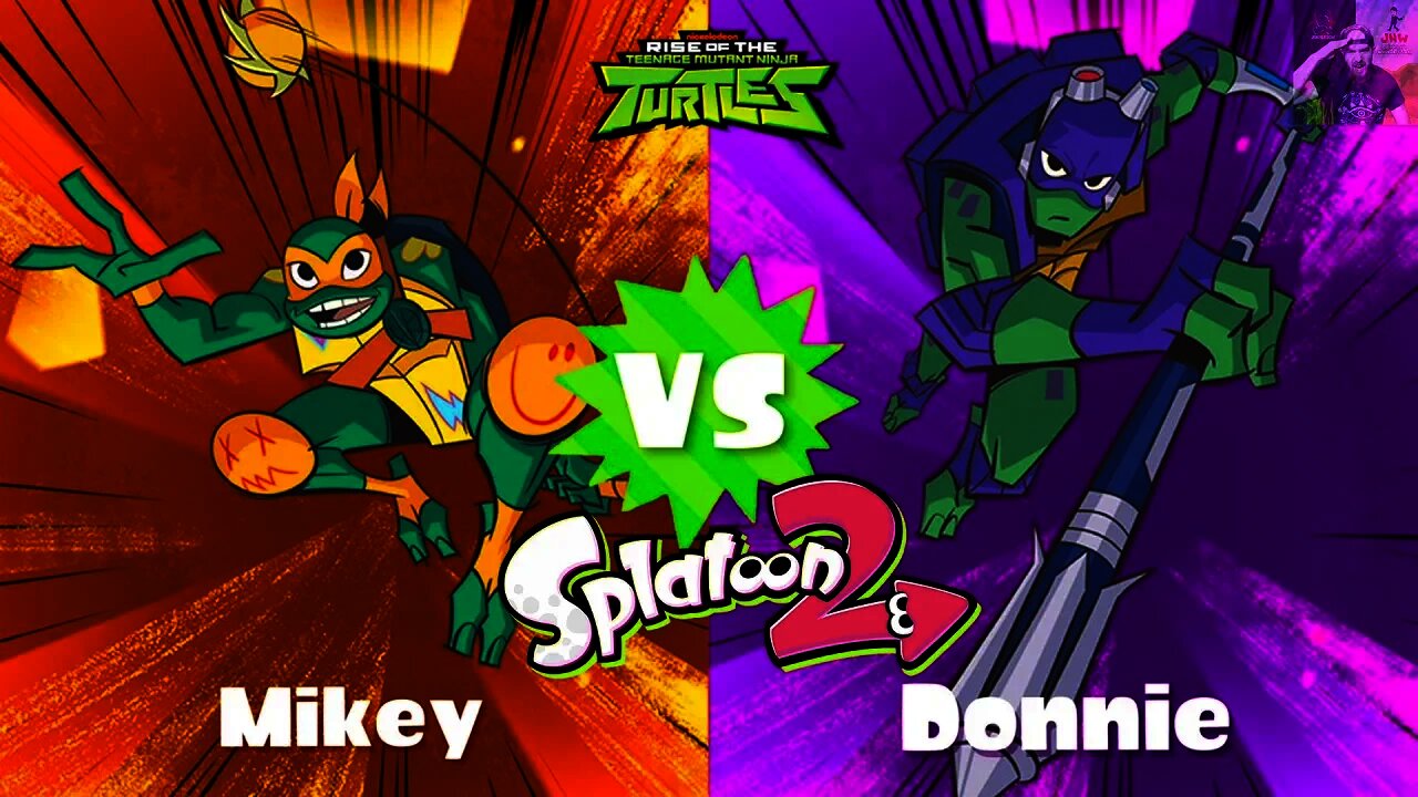 Splatoon 2 TMNT MIKEY vs DONNIE Splatfest Round 2 ANNOUNCED! & RAPH vs LEO Results!