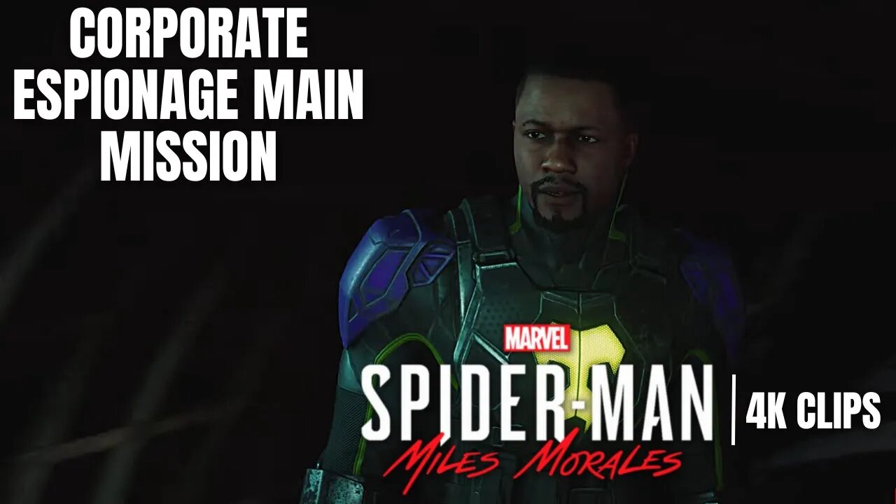 Corporate Espionage Main Mission | Spider-Man: Miles Morales Gameplay | PS5, PS4 | 4K HDR