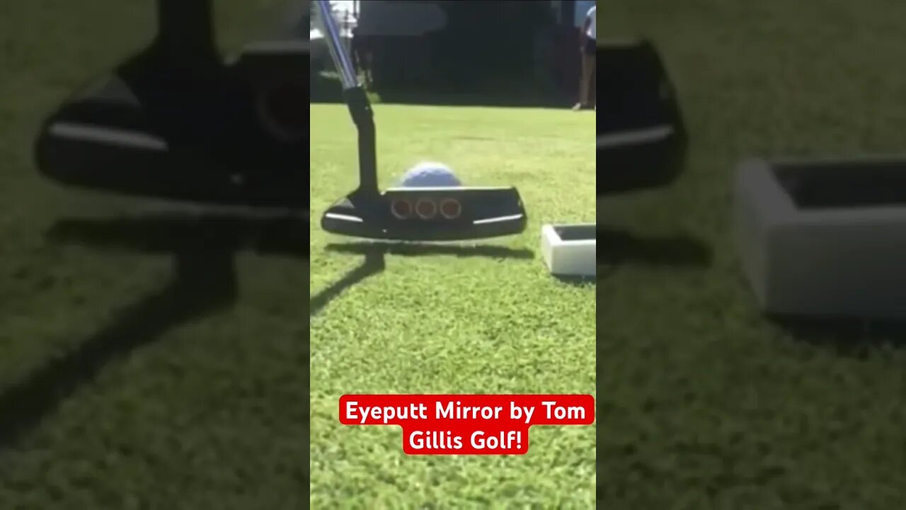 PGA Pro Tom Gillis uses the EyePutt Mirror to putt lights out! #golf #tomgillisgolf #eyeputtmirror