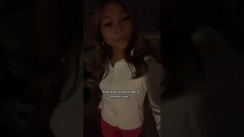 If He Ever Breaks The 3 Month Rule Video By V sarahhh #Shorts