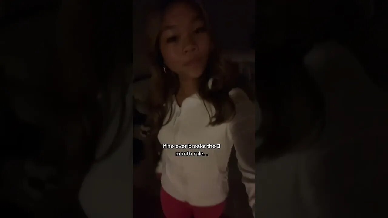 If He Ever Breaks The 3 Month Rule Video By V sarahhh #Shorts