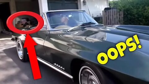 Ummm...I thought Joe's Corvette was in a LOCKED GARAGE? 🤔