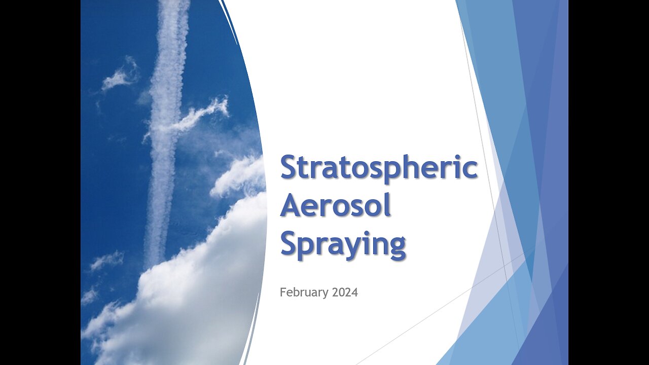 Stratospheric Aerosol Spraying