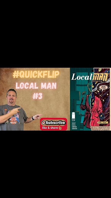 Local Man #3 Image Comics #QuickFlip Comic Book Review Tim Seeley,Tony Fleecs #shorts