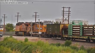 NB Rail Train at Greeley, CO on August 5, 2022 #steelhighway