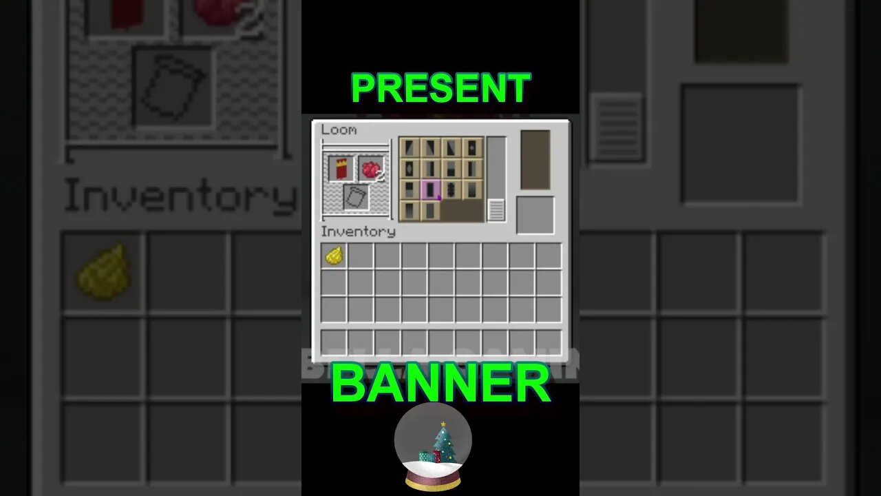 How To Make a Christmas Present On a Banner | Minecraft Tutorial