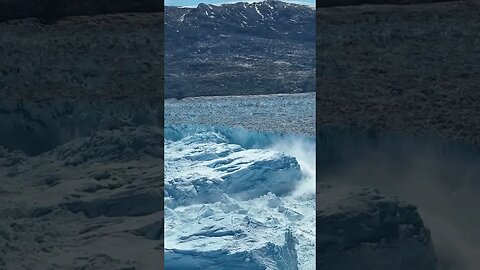 Glacier Breaking Away And Capsizing. #trending #shorts #nature #wonder #video #viral