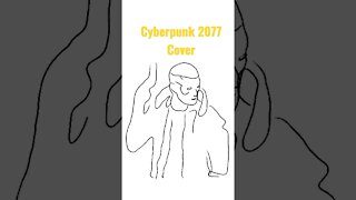 Draw Cyberpunk 2077 Cover #cyberpunk2077 #cyberpunk #art