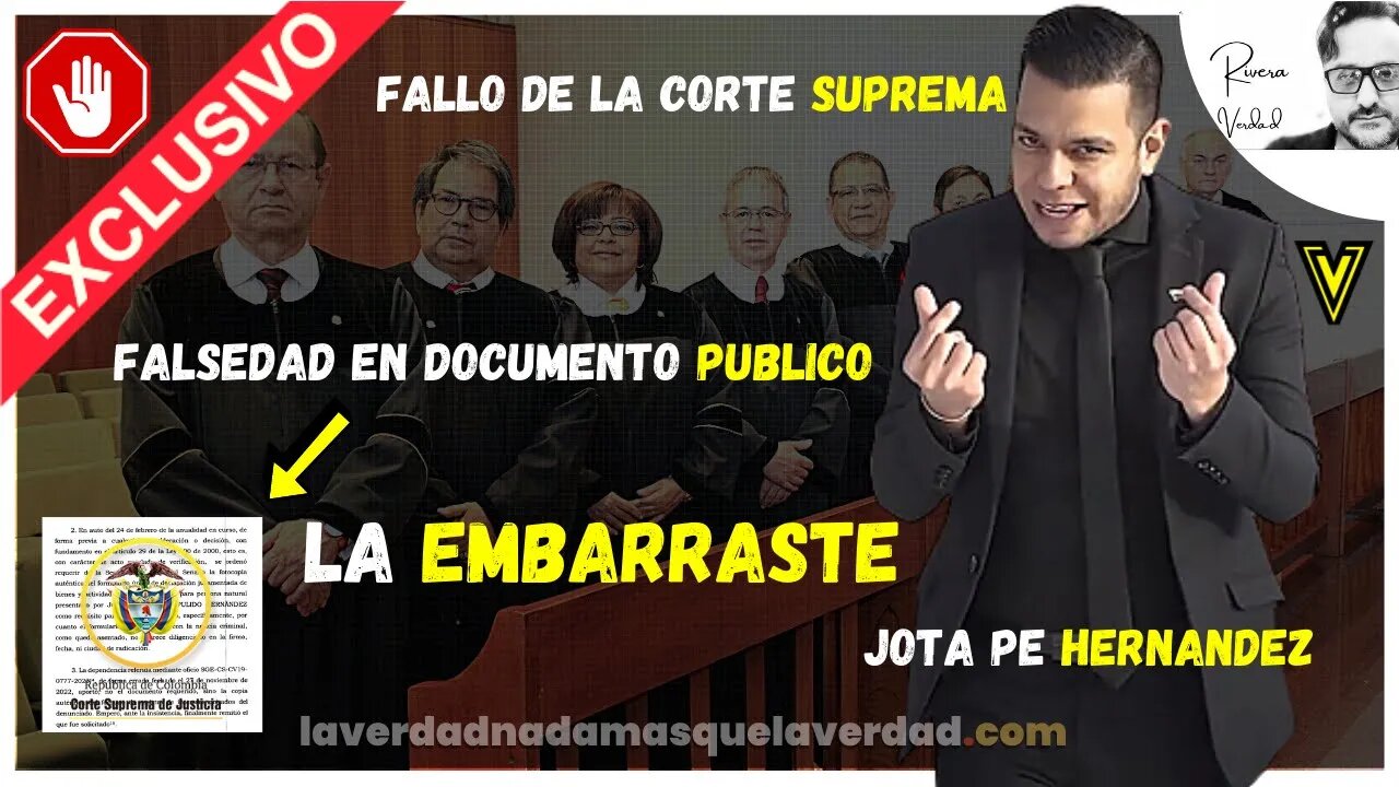 FALLO DE LA CORTE SUPREMA DE JUSTICIA - JOTA PE LA EMBARRASTE -