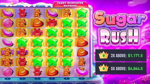 I WON ALL MY SIDE BETS WITH THIS SUGAR RUSH BONUS BUY!