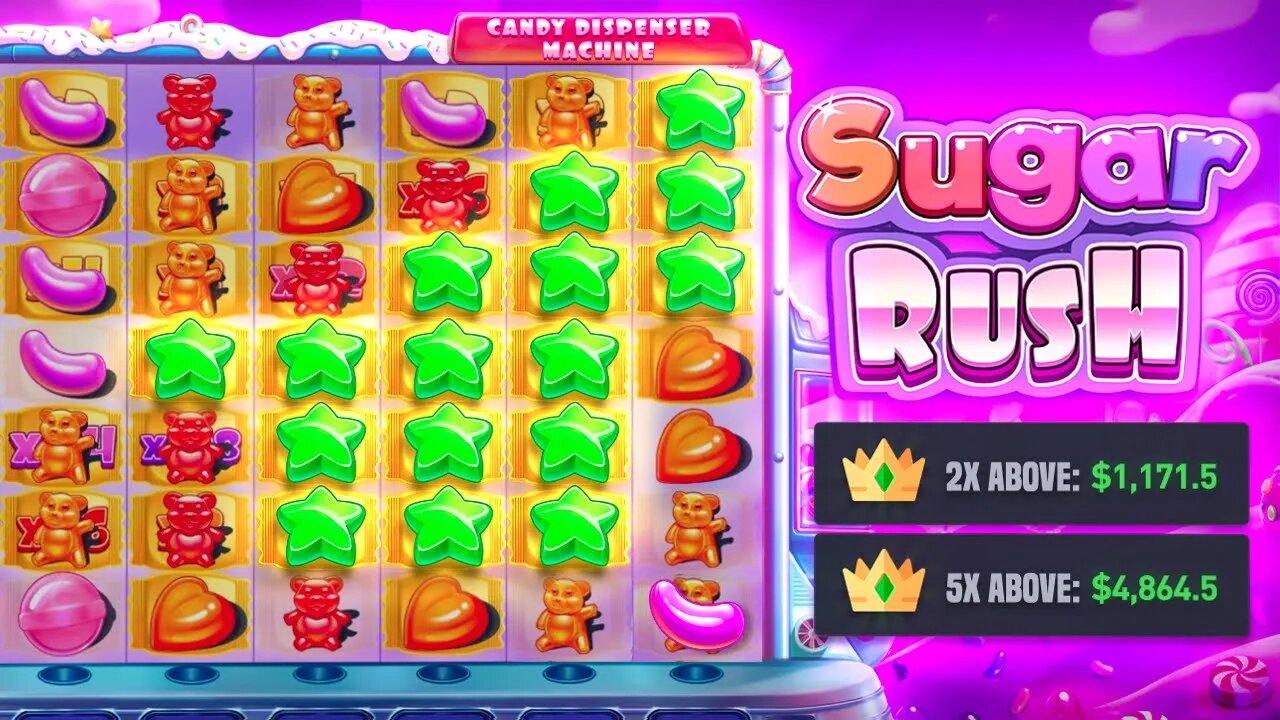 I WON ALL MY SIDE BETS WITH THIS SUGAR RUSH BONUS BUY!