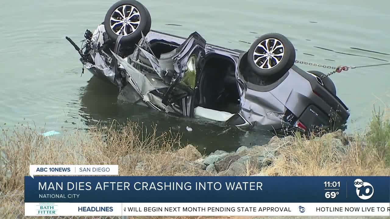 Man dies after SUV crashes into Sweetwater River