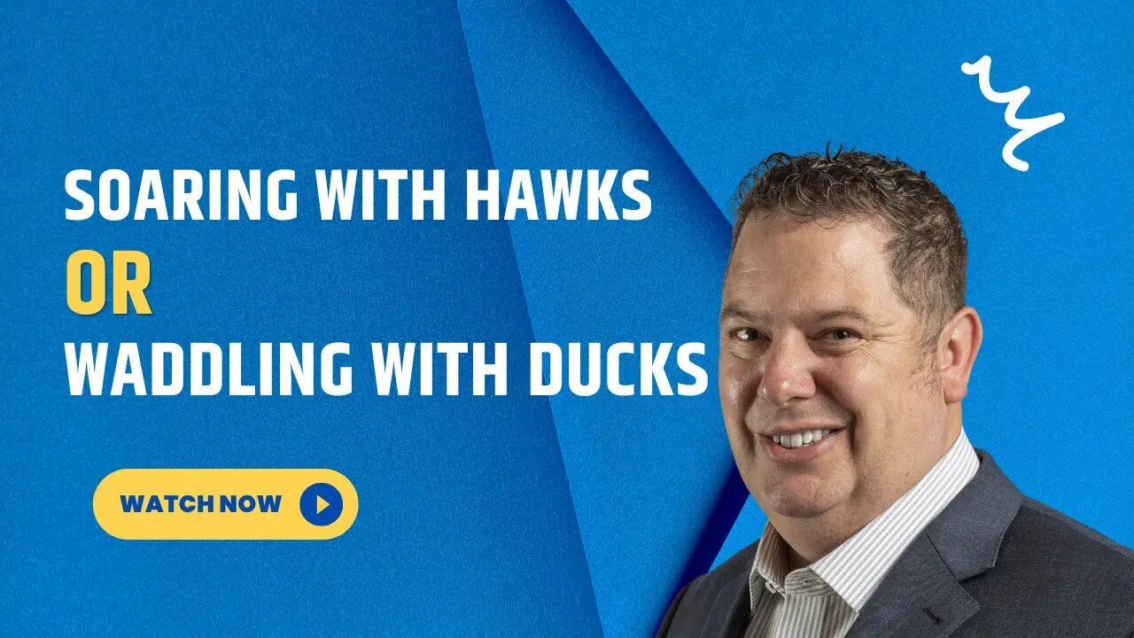 Are You Flying with the Hawks, or Are You Waddling with the Ducks Jeremy Williams Red Hawk Coaching