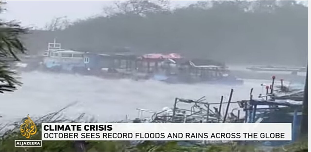 Climate Crisis : October sees record floods and rains across the globe