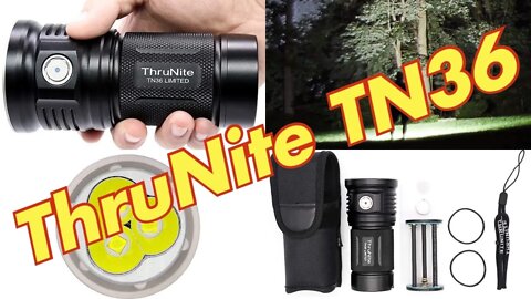 ThruNite TN36 11,000 lumen Monster rechargeable flashlight // see link for discount