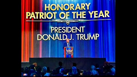 Donald J. Trump Awarded "Honorary Patriot of The Year Award"