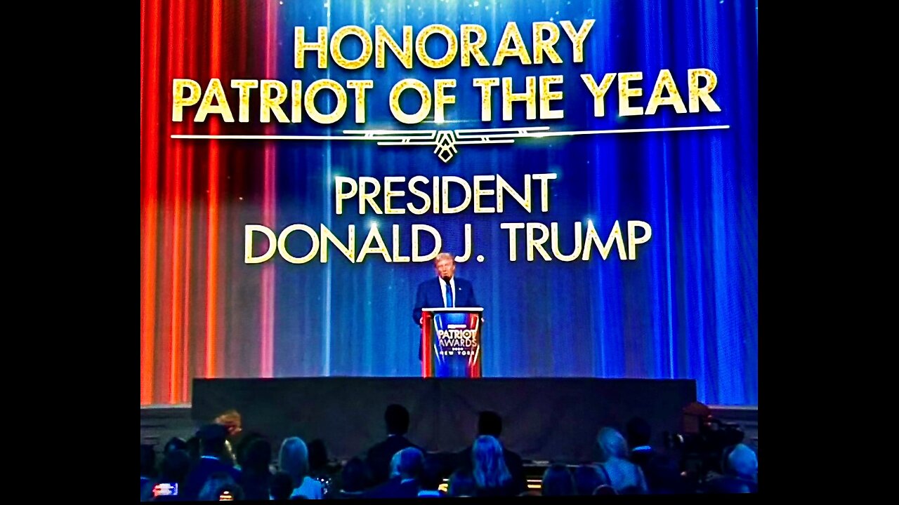 Donald J. Trump Awarded "Honorary Patriot of The Year Award"