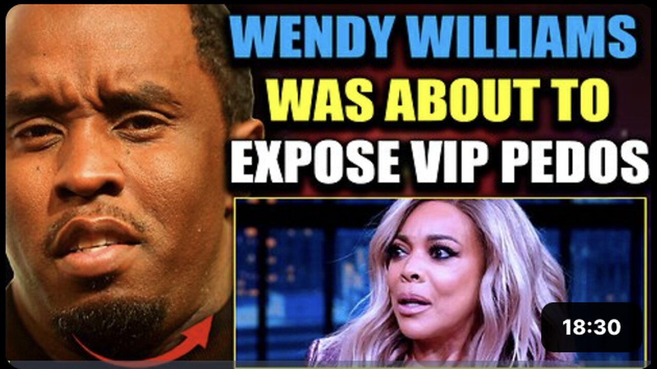 Insider: 'Diddy Trying to KILL Wendy Williams for Exposing VIP Pedophile Ring'