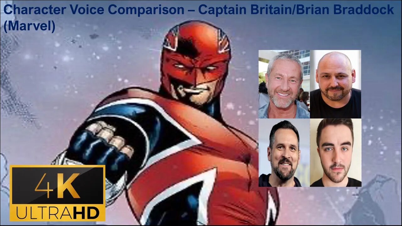 Character Voice Comparison - Captain Britain/Brian Braddock (Marvel)