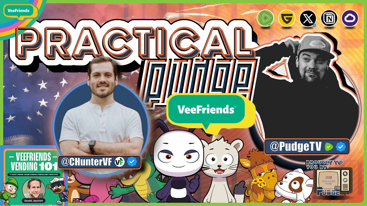 🟡 Practical Pudge Ep 20 | VeeFriends Vending w Chase Hunter | VeeFriends 101 Restream