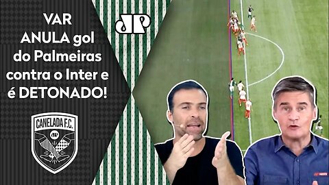 "O VAR no Brasil é UM LIXO! ESSE LANCE do Palmeiras foi..." OLHA o que foi DETONADO!