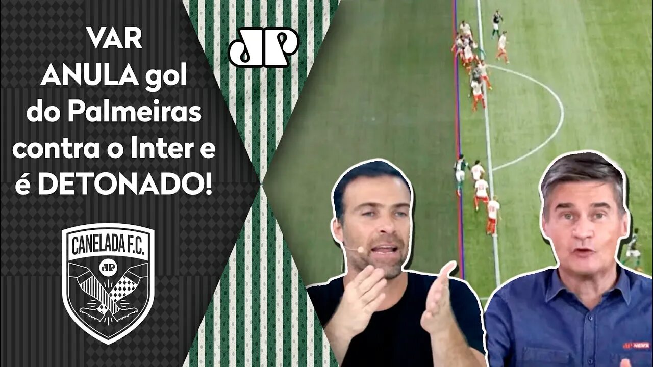 "O VAR no Brasil é UM LIXO! ESSE LANCE do Palmeiras foi..." OLHA o que foi DETONADO!